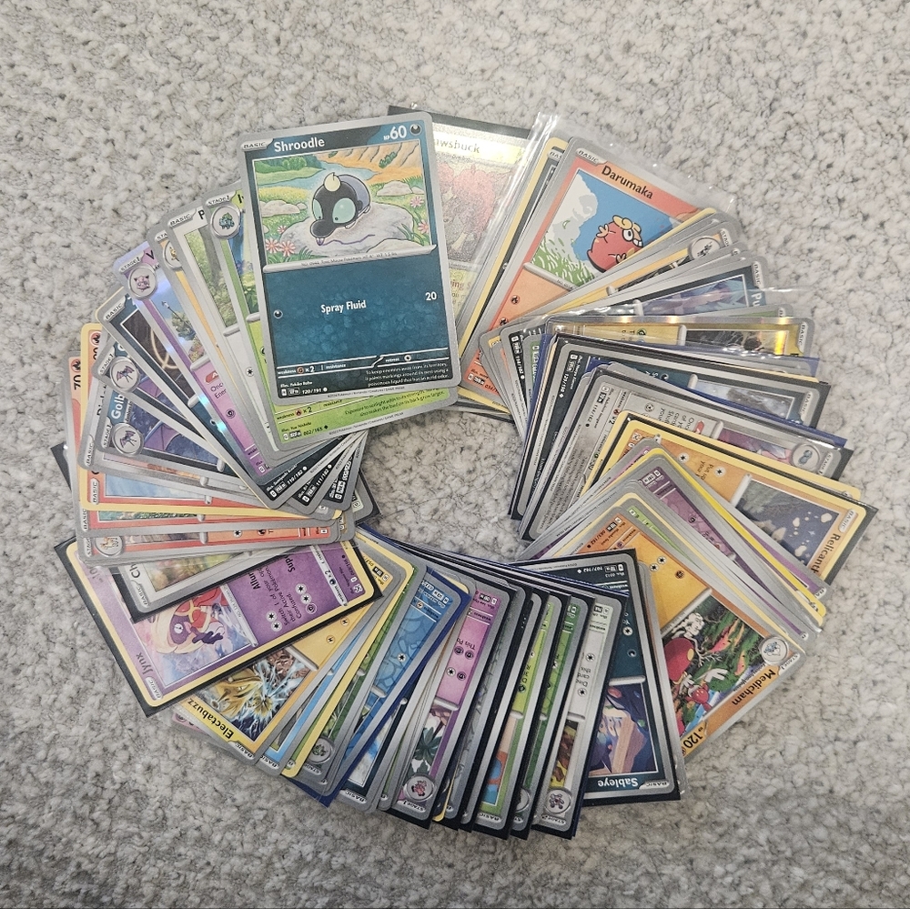 POKEMON TCG Cards BULK Set Of 10 Guaranteed Holo Scarlet Violet Sword Shield